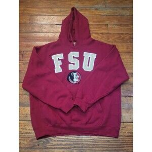 FLORIDA STATE SWEATSHIRT Seminoles E5 Cotton Hoodie Men Large @L8